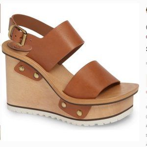 Chloé Valentine Platform Wedge Sandal